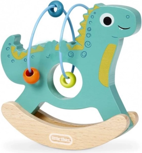 Little Tikes Animal à bascule en bois avec perles