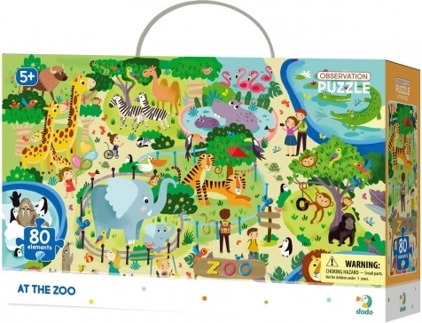Puzzle Au zoo 80 pièces