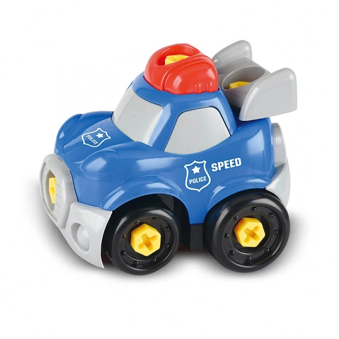 Voiture de police à visser avec accessoires