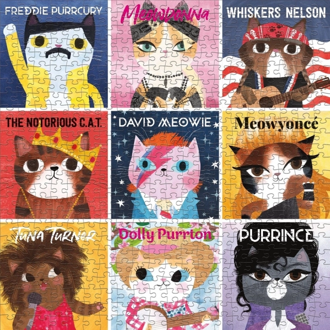 Puzzle musical Chats 500 pièces