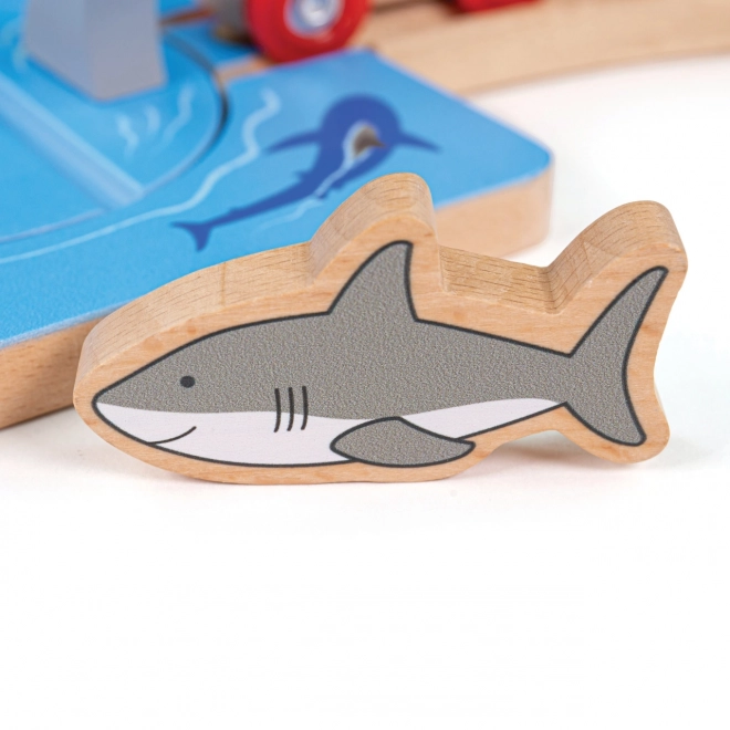 Bigjigs Rail Tourmenté par les requins