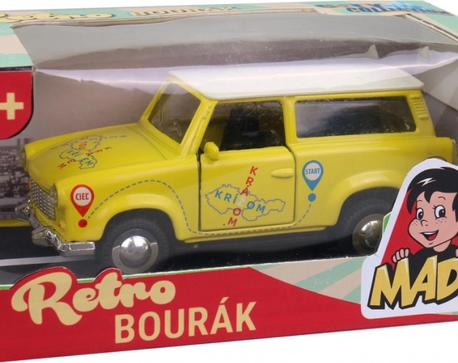Modèle de voiture en métal Trabant break 12 cm