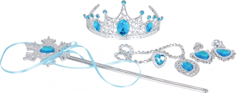 Couronne scintillante et bijoux