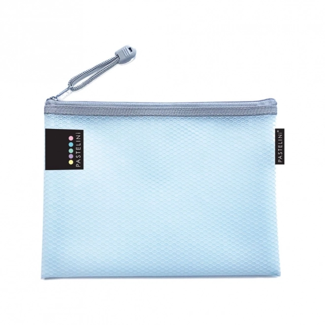Pochette zippée maillée A5 PASTELINI bleue