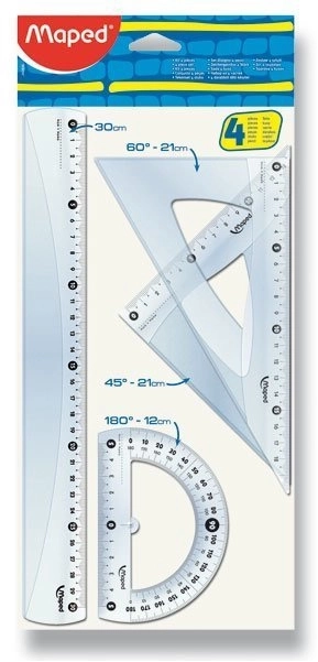 MAPED Ensemble de règles Classic 4 pcs (mix)