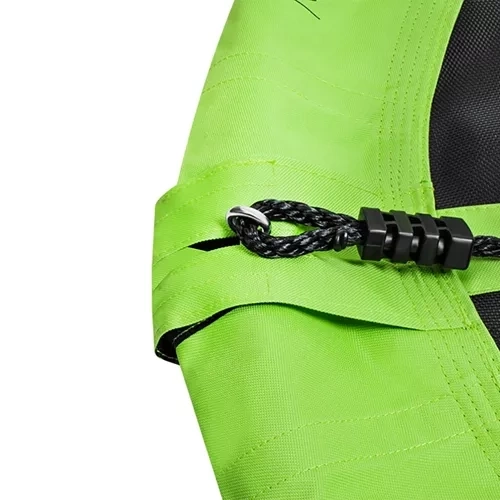 Balançoire nid de cigogne 100cm vert-noir 23514