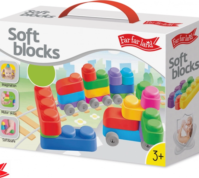 Jeu de construction Far Far Land coloré et doux 21 blocs