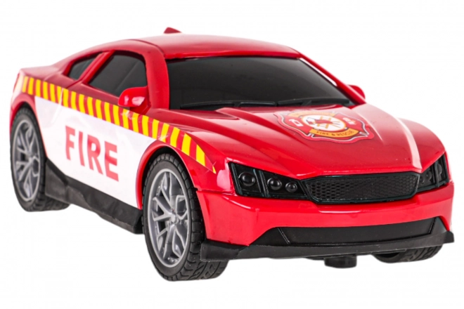 Ensemble hélicoptère + camion de pompiers