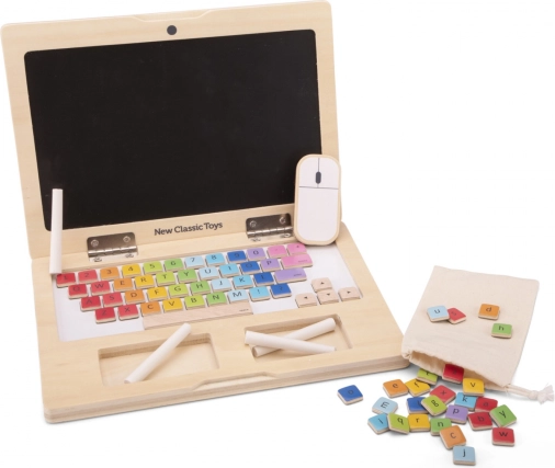Ordinateur portable en bois New Classic Toys