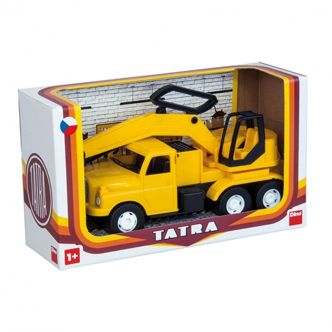 Auto Tatra 148 - pelleteuse jaune