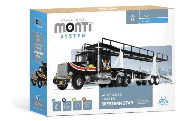Kit de Construction Monti System Autorodeo Trailer Western Star