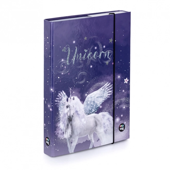 Boîte pour cahiers A5 Licorne Pégase