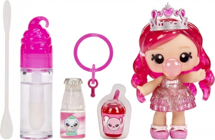 YummyLand poupée avec son propre gloss à lèvres Bianca Bubble Gum