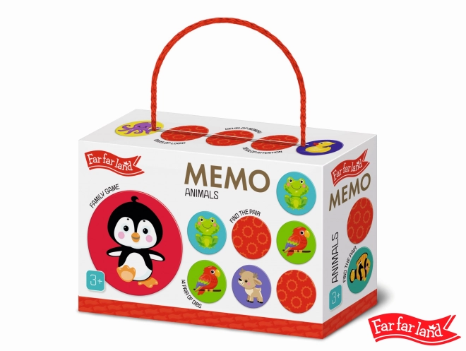 Far Far Land Pexeso animaux ronds