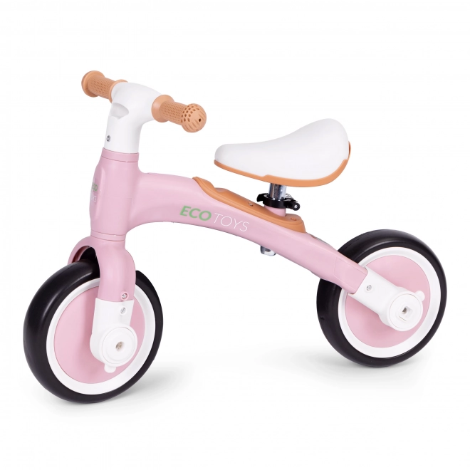 Vélo d'équilibre avec pédales - roues latérales d'entraînement 3 en 1 ECOTOYS