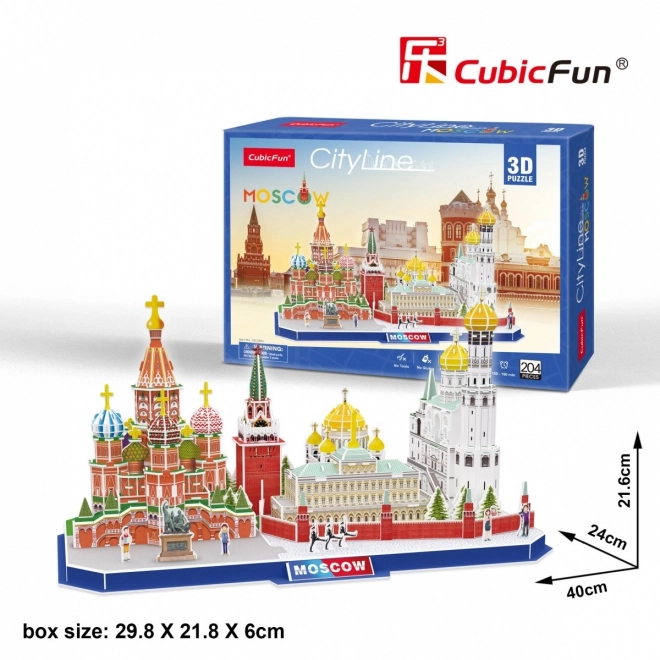Puzzle 3D Ligne de la Ville Moscou
