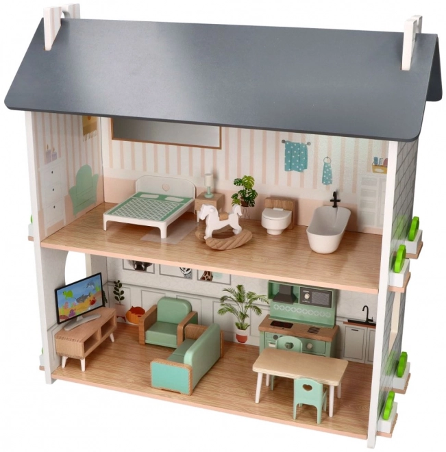 Maison de poupée en bois Agréable