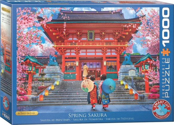 Puzzle Sakura de Printemps 1000 pièces EUROGRAPHICS