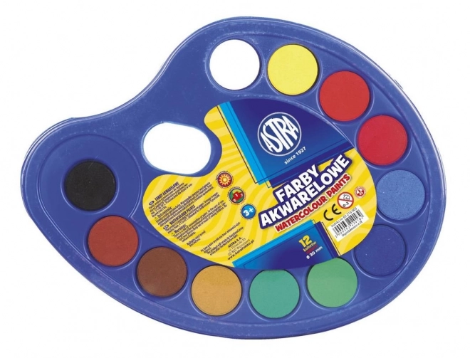 Aquarelles Astra 12 couleurs