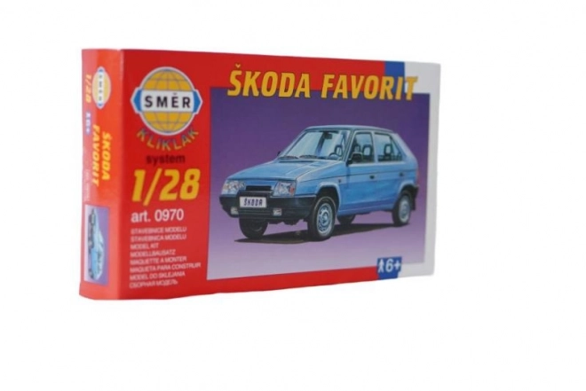 Modèle de voiture Kliklak Škoda Favorit