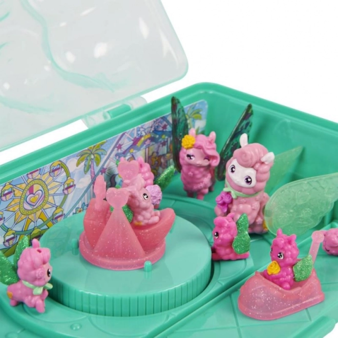Ensemble familial d'animaux Lamas Hatchimals