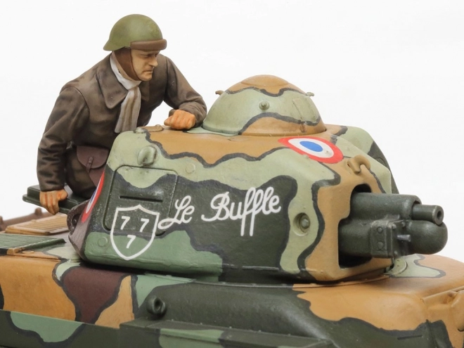 Modèle de char léger français en plastique Renault R35