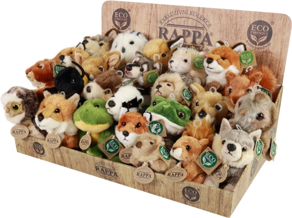 Présentoir d’animaux de la forêt en peluche ECO‑FRIENDLY RAPPA