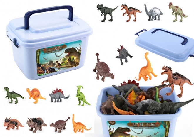 Parc d'attractions avec dinosaures, 46 pièces