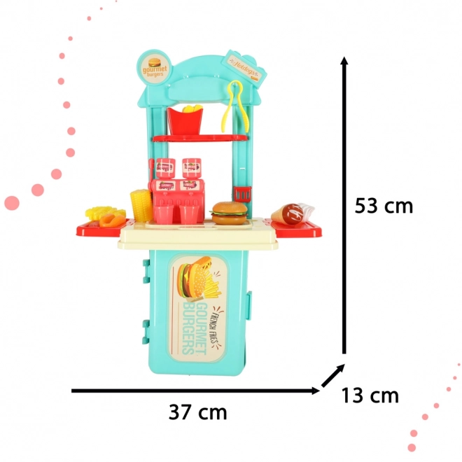 Cuisine pour enfants avec valise et accessoires
