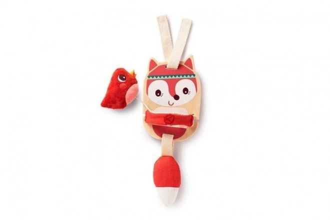 Renard en bois créatif