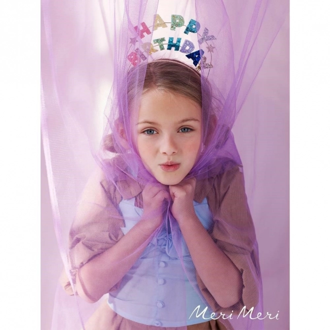 Serre-tête scintillant pour anniversaire