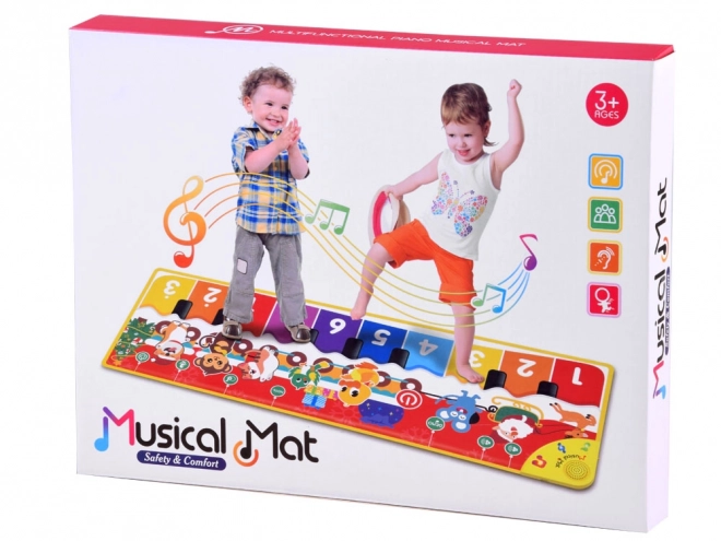 Tapis de danse musical avec chiffres