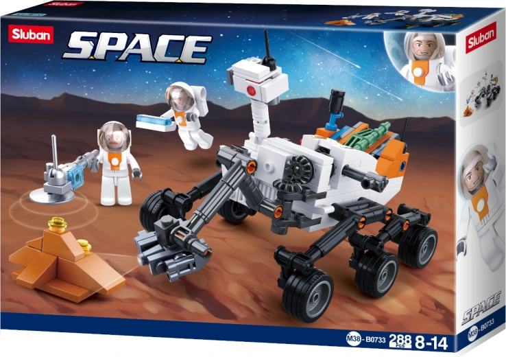 288 pièces et 2 figurines d’astronautes