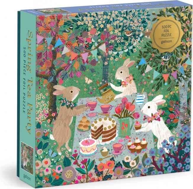 Puzzle carré Printemps Tea Party 500 pièces GALISON