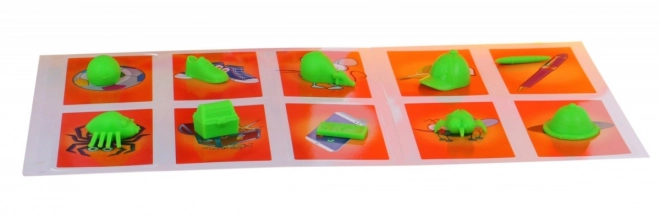 "Serpent affamé" jeu d'arcade pour enfants 3+ Reconnaissance de formes + 10 figurines + 10 cartes + bouche fermante
