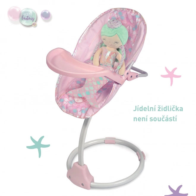 DeCuevas 20141 Poupée en peluche 2en1 OCEAN FANTASY - 36 cm