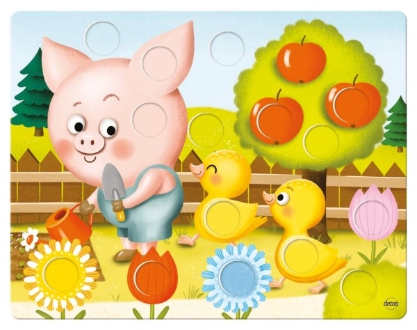 Detoa jeu de société coloré pour enfants
