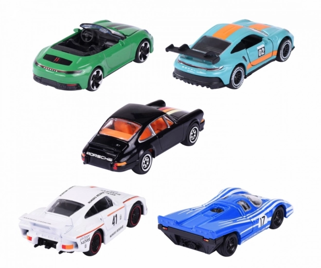 Majorette Porsche Motorsport Coffret cadeau 5 pcs