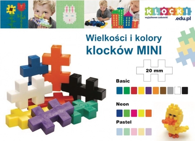 PlusPlus Mini Basic 1200 pcs. ensemble de construction pour enfants