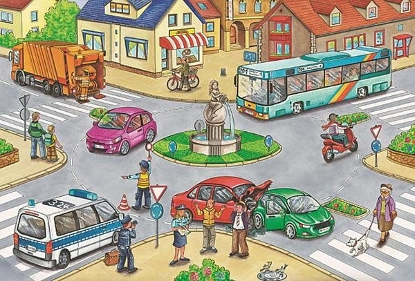 Carrefour urbain sécurisé