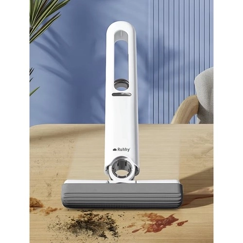 Mini mop compact avec têtes de nettoyage de rechange
