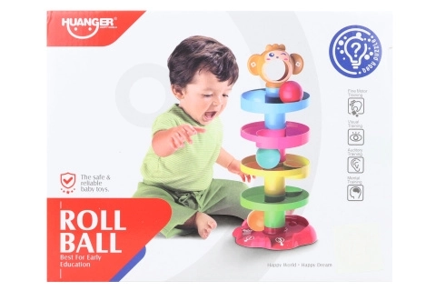 Circuit à billes avec singe