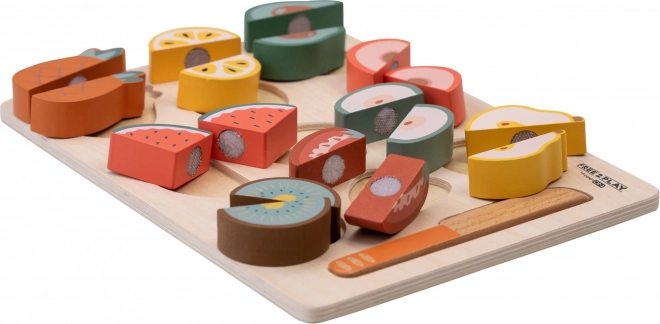 Ensemble de fruits à découper pour enfants