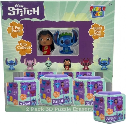 Figurines en caoutchouc Lilo et Stitch – lot de 2 pièces