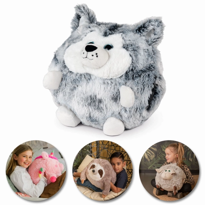 Cozy Noxxiez HW702 Husky - coussin en peluche chauffant 3 en 1