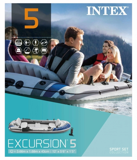 Bateau Gonflable pour 5 Personnes Excursion 5