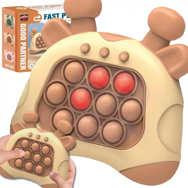 Jeu antistress électronique girafe POP IT