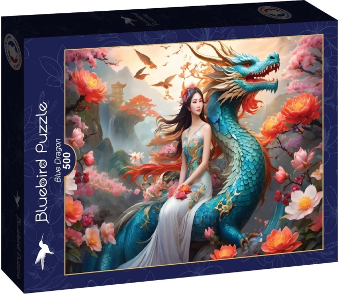 Puzzle Dragon Bleu 500 Pièces