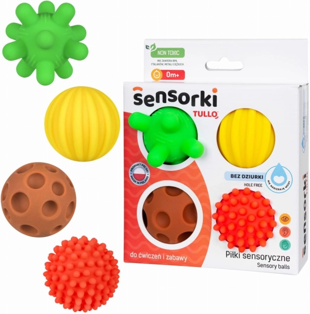 Boules sensorielles Tullo - 4 balles