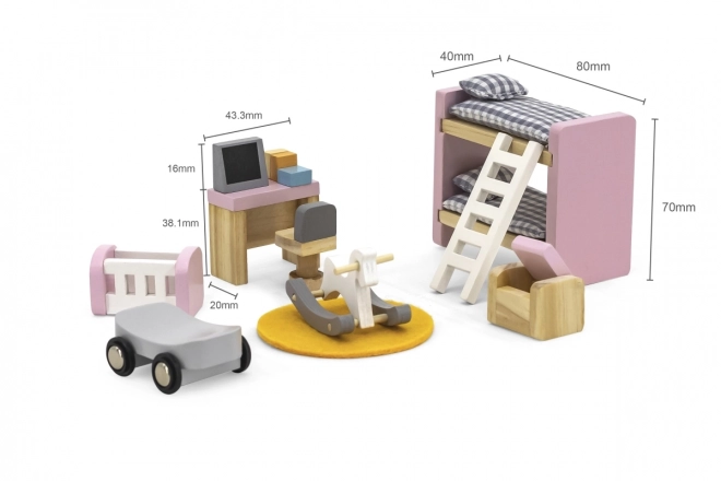 Chambre d'enfant en bois